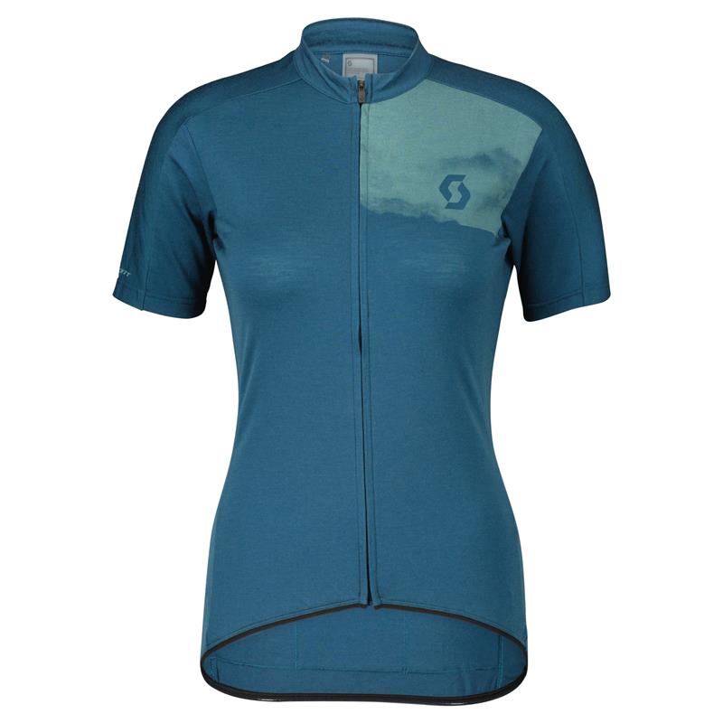 ŽENSKA KOLESARSKA MAJICA SCOTT GRAVEL MERINO