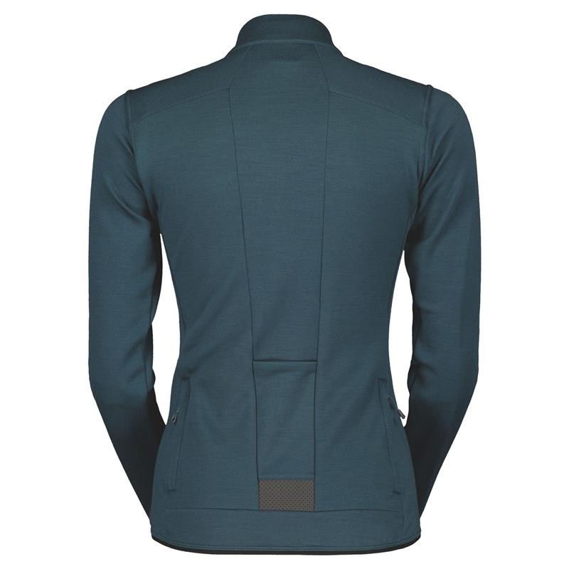 ŽENSKA KOLESARSKA MAJICA SCOTT GRAVEL WARM MERINO (DOLG ROKAV)