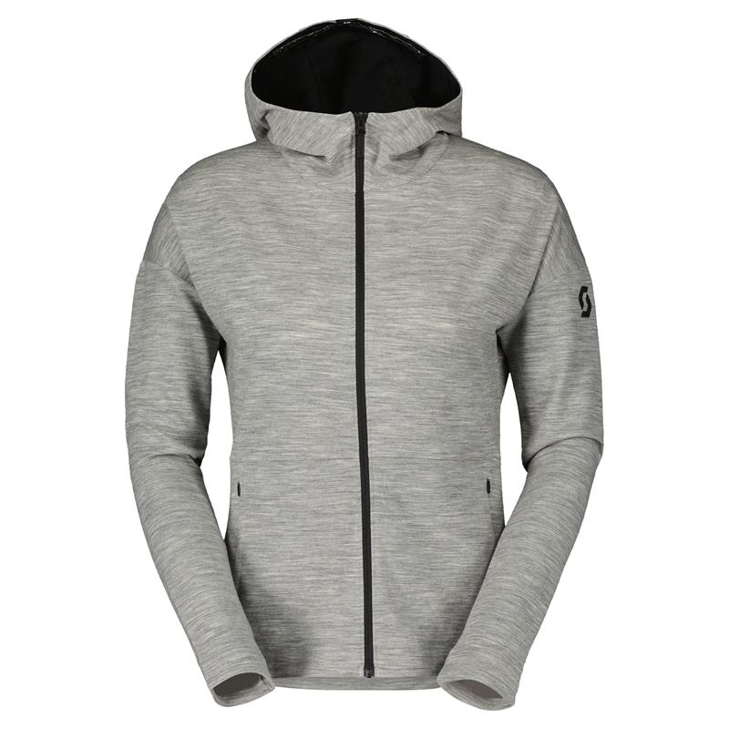 ŽENSKI KOLESARSKI PULOVER SCOTT COMMUTER MERINO s kapuco