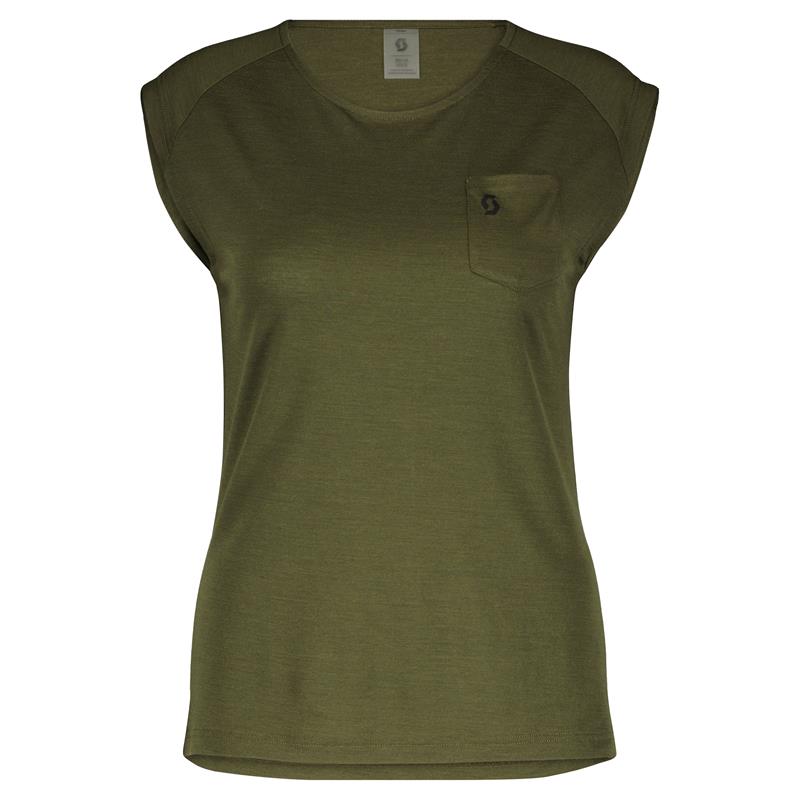 ŽENSKA MAJICA SCOTT DEFINED MERINO (BREZ ROKAVOV)