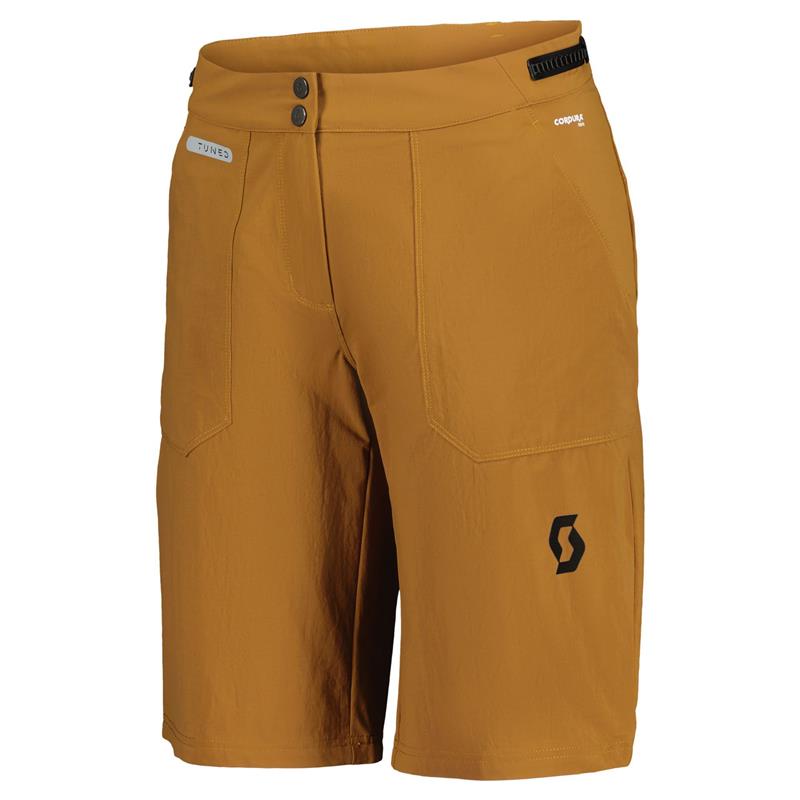 ŽENSKE KRATKE KOLESARSKE HLAČE SCOTT TRAIL TUNED (BREZ NARAMNIC)