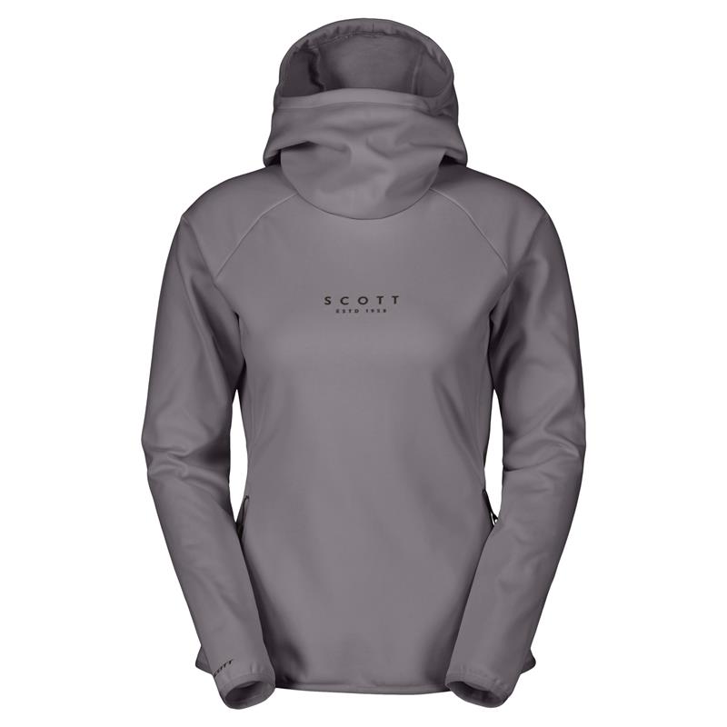 ŽENSKI KOLESARSKI PULOVER SCOTT DEFINED WARM S KAPUCO