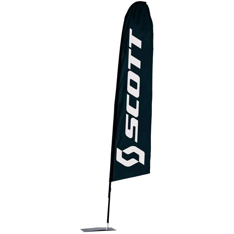 ZASTAVA SCOTT BEACH FLAG  čr/be 180cm
