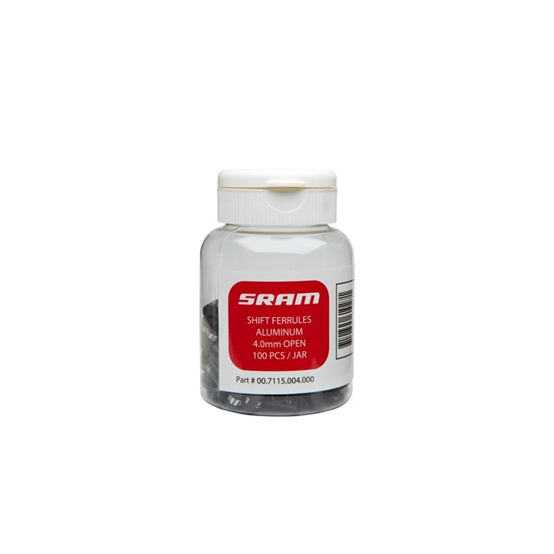 KONČNIK VODILA PLETENICE PRESTAV SRAM 4MM ODPRTI 100 KOSOV