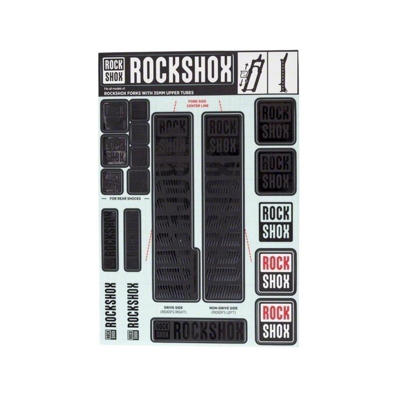 ROCK SHOX DECAL KIT 35MM