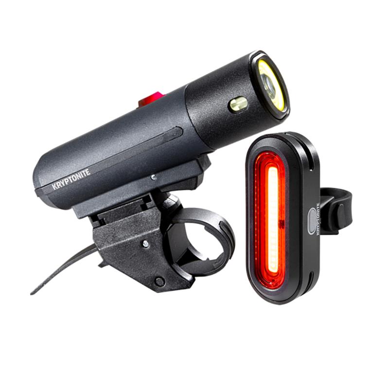 Set kolesarskih svetilk Kryptonite Alley F-650+Avenue R-50