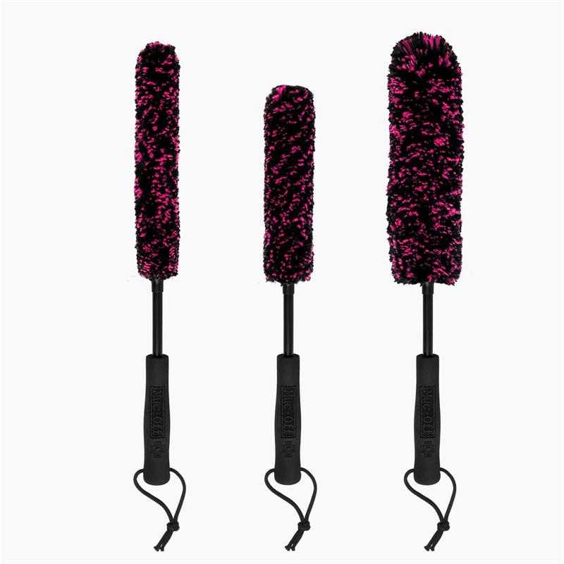MUC-OFF SET OF 3 MICROFIBER BRUSHES