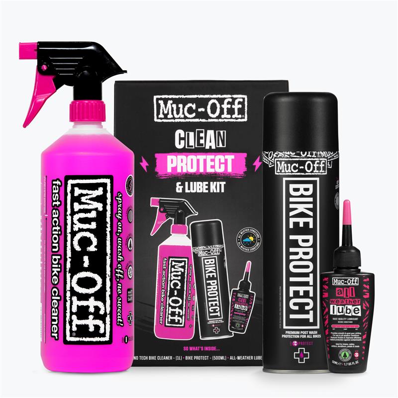 MUC-OFF Bicycle Clean Protect and All Weather Lube Kit