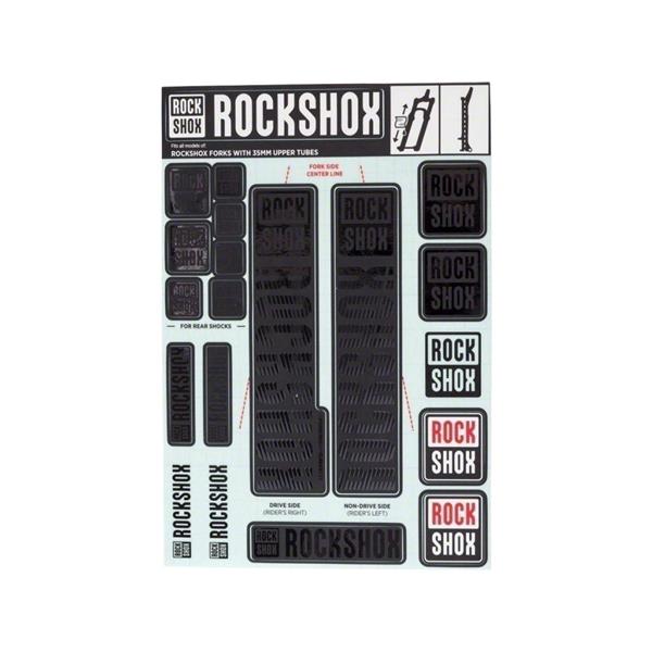ROCK SHOX DECAL KIT 35MM