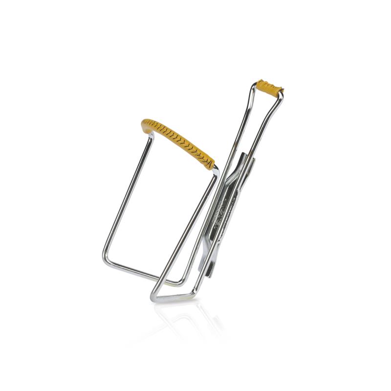 Nosilec bidona Zefal Vintage srebrno/usnjen