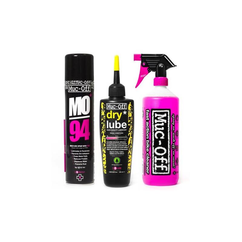 SET MUC-OFF CLEAN/PROT/LUBE DRY